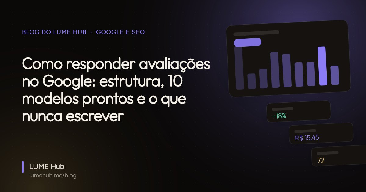 Capa do artigo: Como responder avaliações no Google: estrutura, 10 modelos prontos e o que nunca escrever