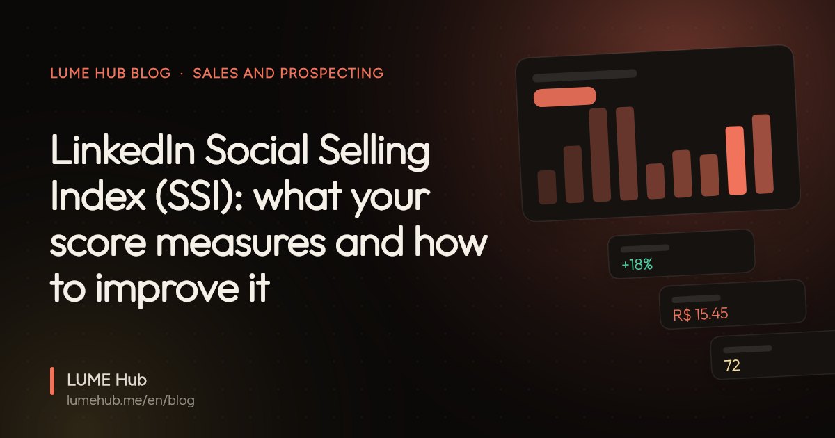 Cover image: LinkedIn Social Selling Index (SSI): what your score measures and how to improve it
